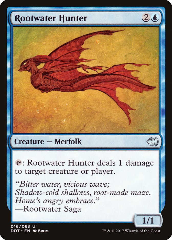 Rootwater Hunter [Duel Decks: Merfolk vs. Goblins] | Card Merchant Takapuna