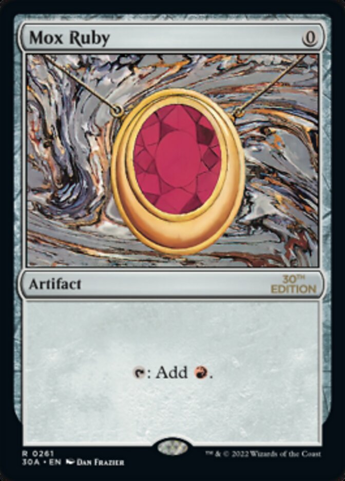 Mox Ruby [30th Anniversary Edition] | Card Merchant Takapuna