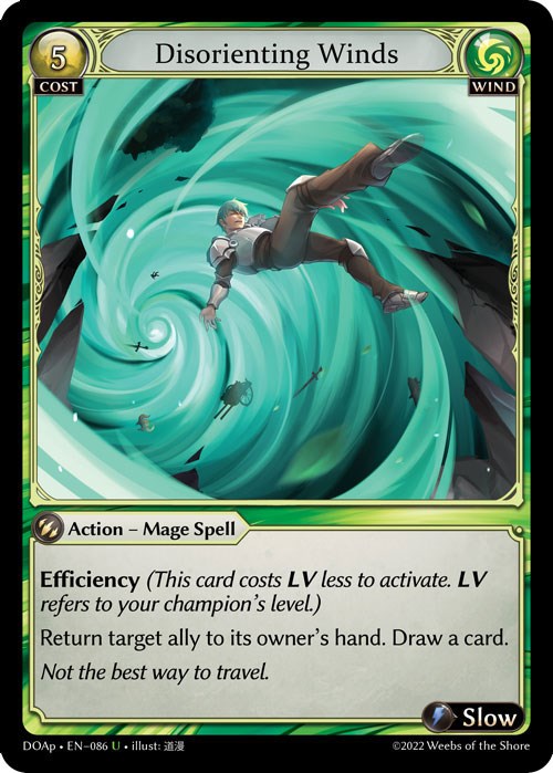 Disorienting Winds (086) [Dawn of Ashes: Prelude] | Card Merchant Takapuna