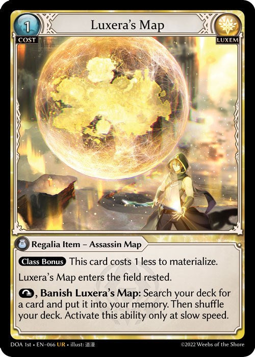Luxera's Map (066) [Dawn of Ashes: 1st Edition] | Card Merchant Takapuna