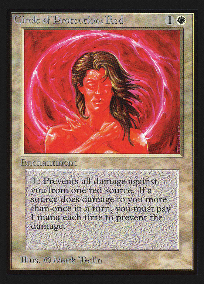 Circle of Protection: Red [International Collectors' Edition] | Card Merchant Takapuna