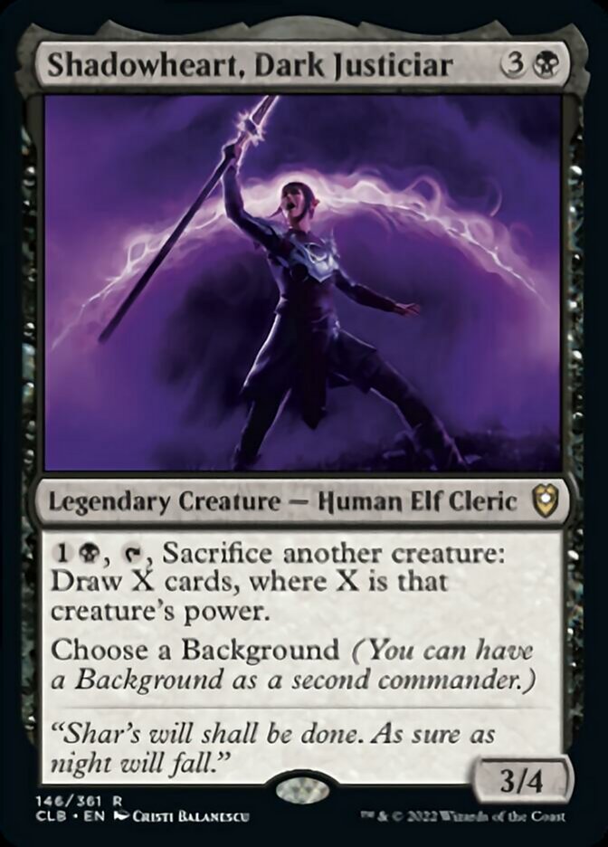 Shadowheart, Dark Justiciar [Commander Legends: Battle for Baldur's Gate] | Card Merchant Takapuna