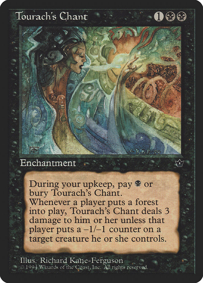 Tourach's Chant [Fallen Empires] | Card Merchant Takapuna