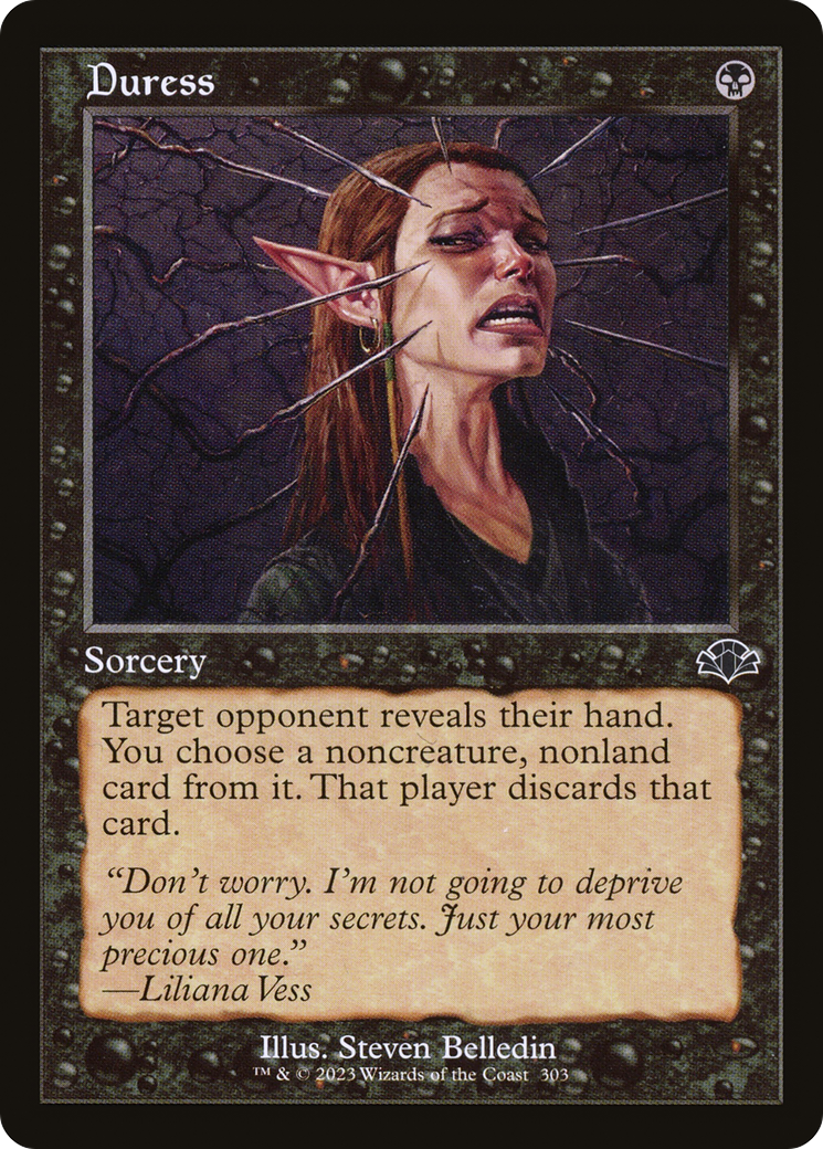 Duress (Retro) [Dominaria Remastered] | Card Merchant Takapuna