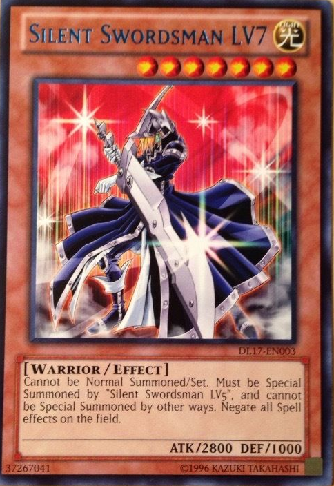 Silent Swordsman LV7 (Blue) [DL17-EN003] Rare | Card Merchant Takapuna