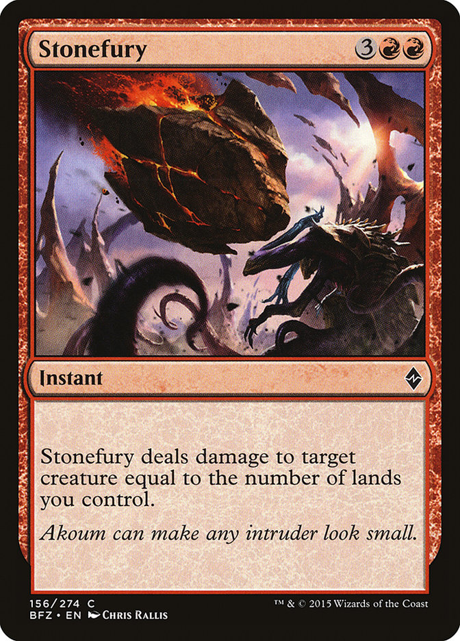 Stonefury [Battle for Zendikar] | Card Merchant Takapuna