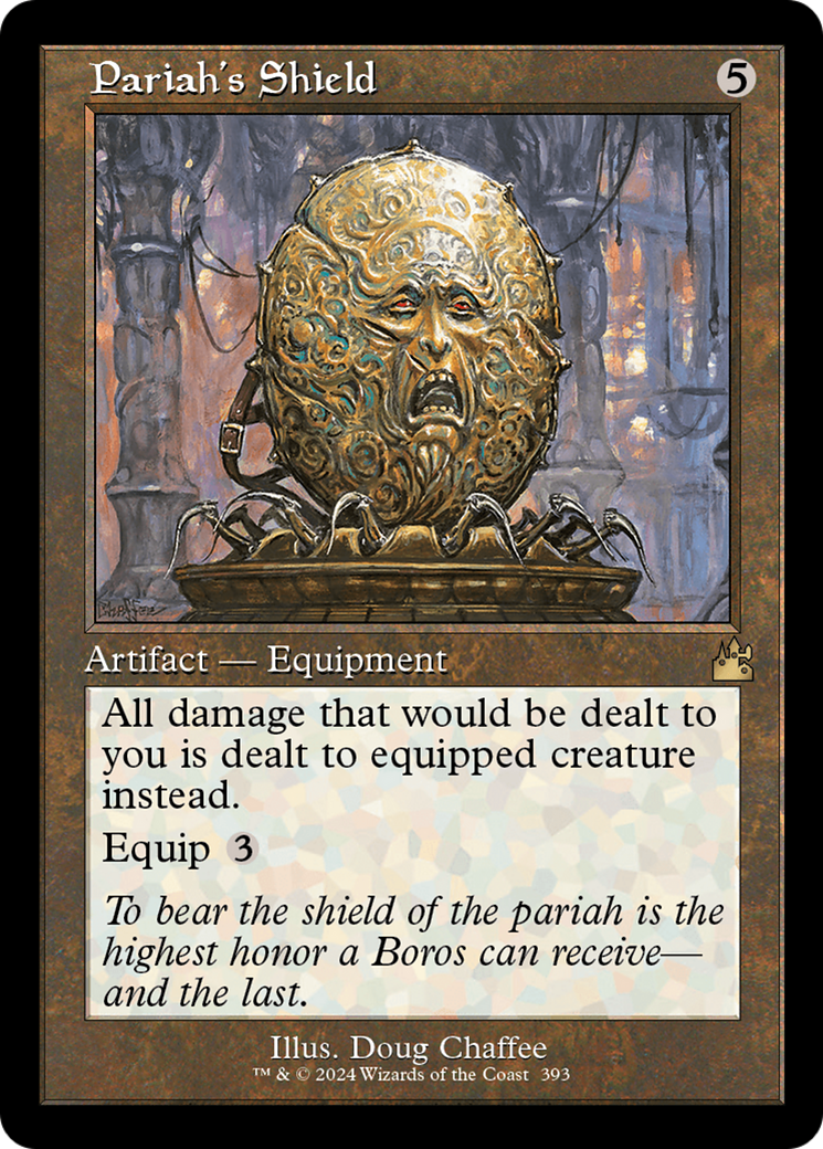 Pariah's Shield (Retro Frame) [Ravnica Remastered] | Card Merchant Takapuna