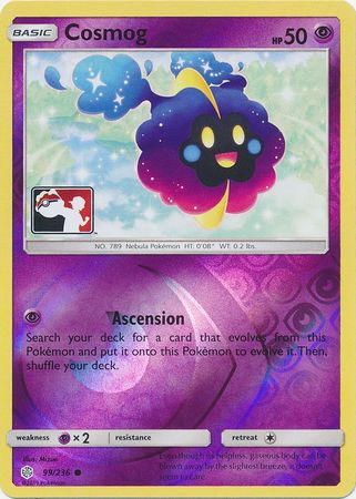 Cosmog (99/236) (Pokemon Club Special Print) [Sun & Moon: Cosmic Eclipse] | Card Merchant Takapuna