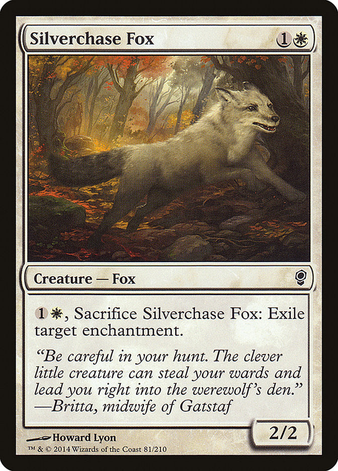 Silverchase Fox [Conspiracy] | Card Merchant Takapuna