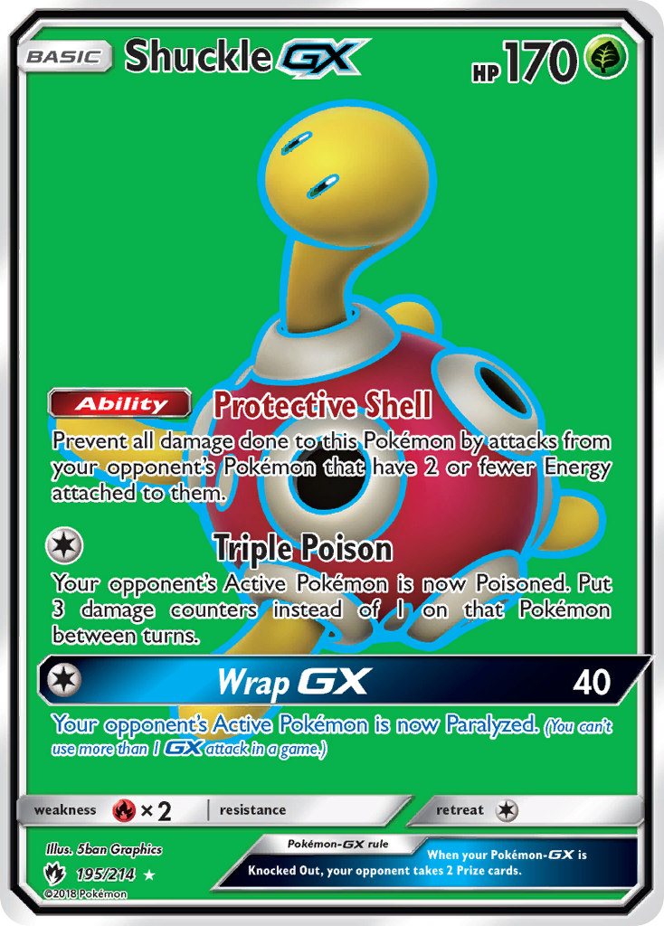 Shuckle GX (195/214) [Sun & Moon: Lost Thunder] | Card Merchant Takapuna