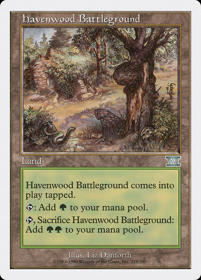 Havenwood Battleground [Classic Sixth Edition] | Card Merchant Takapuna