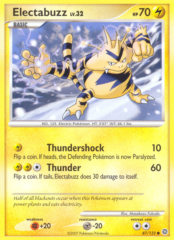 Electabuzz (87/132) [Diamond & Pearl: Secret Wonders] | Card Merchant Takapuna