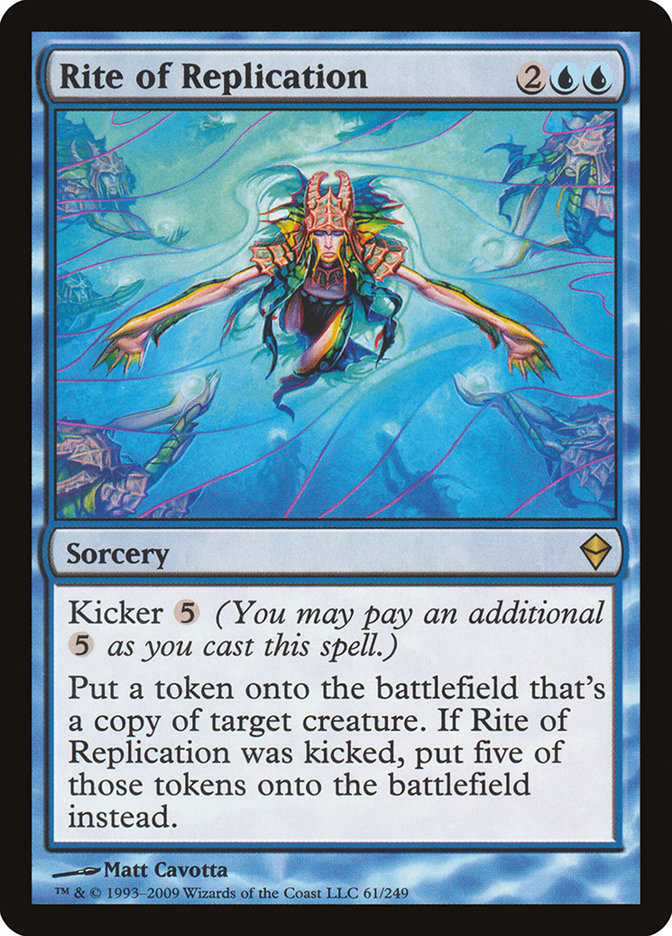 Rite of Replication [Zendikar] | Card Merchant Takapuna