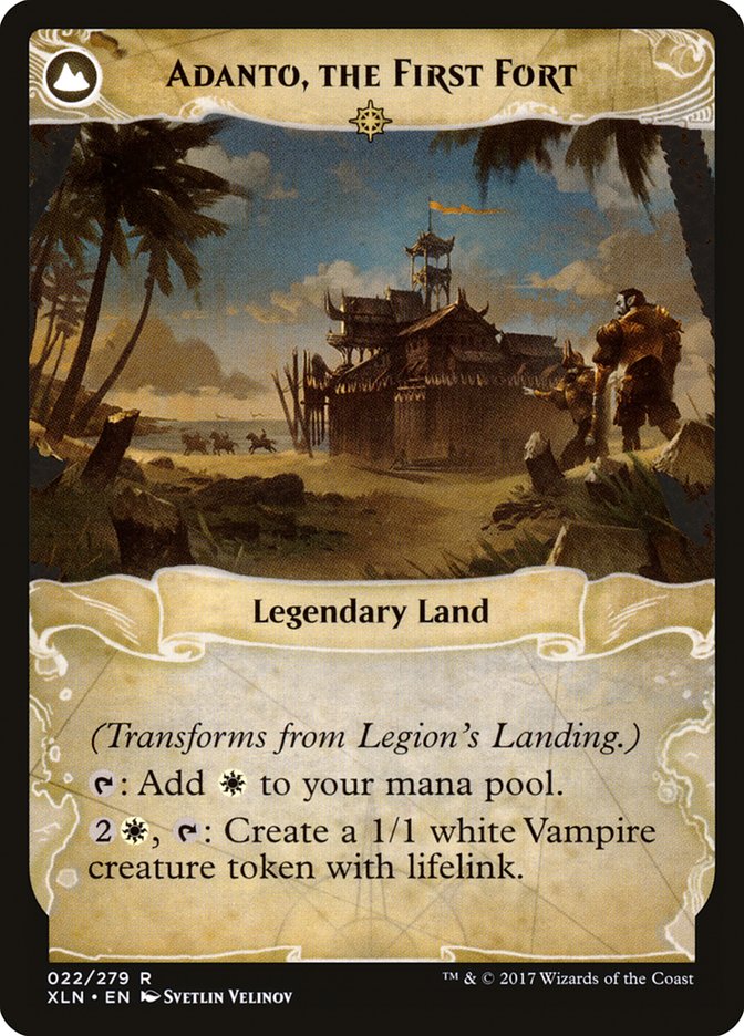 Legion's Landing // Adanto, the First Fort [Ixalan] | Card Merchant Takapuna