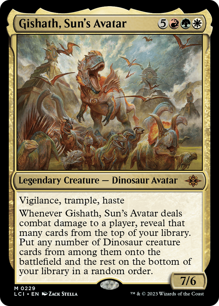 Gishath, Sun's Avatar [The Lost Caverns of Ixalan] | Card Merchant Takapuna