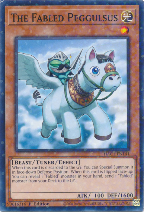 The Fabled Peggulsus (Duel Terminal) [HAC1-EN141] Common | Card Merchant Takapuna