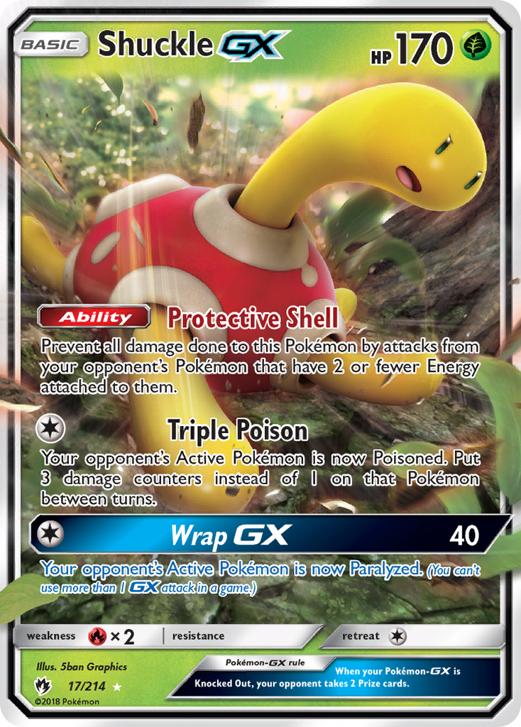 Shuckle GX (17/214) [Sun & Moon: Lost Thunder] | Card Merchant Takapuna