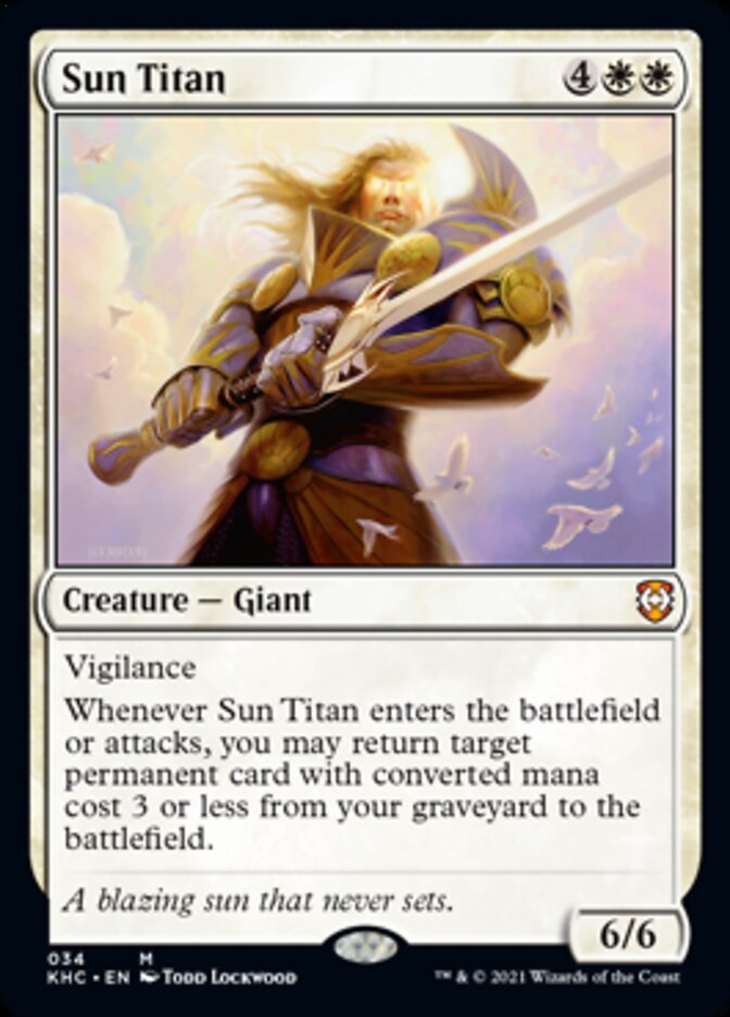 Sun Titan [Kaldheim Commander] | Card Merchant Takapuna