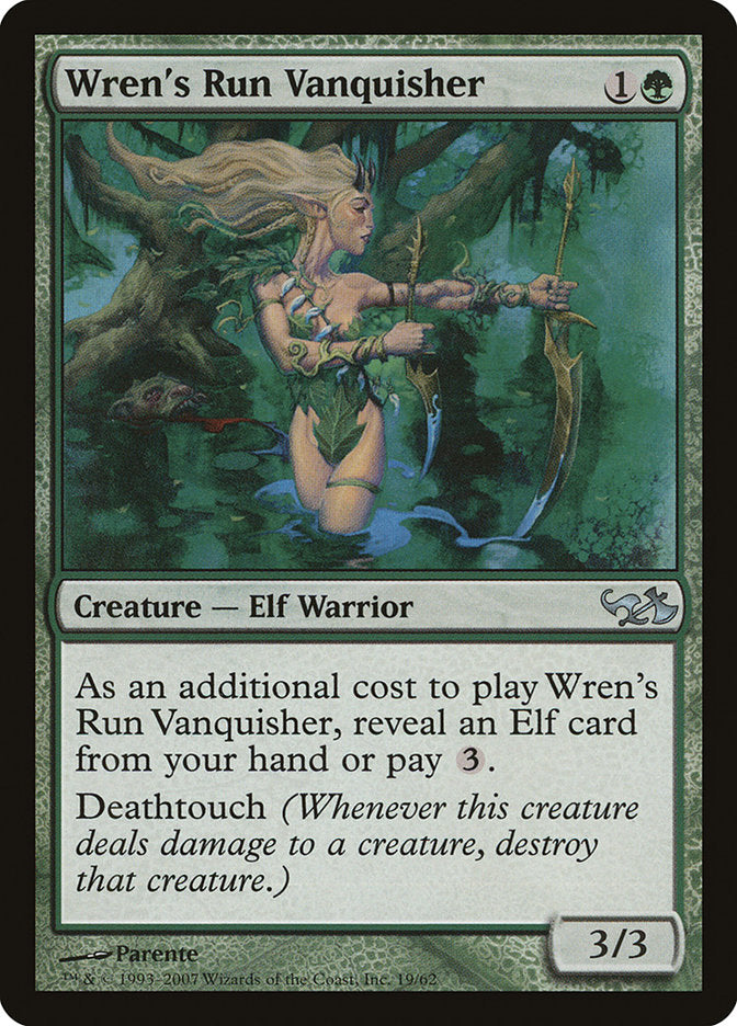 Wren's Run Vanquisher [Duel Decks: Elves vs. Goblins] | Card Merchant Takapuna