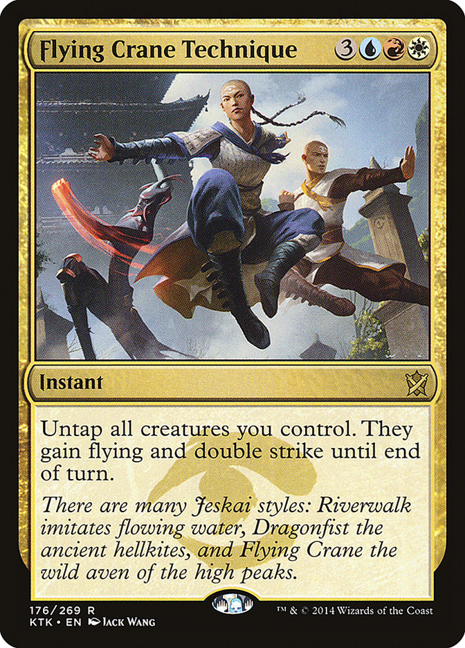 Flying Crane Technique [Khans of Tarkir] | Card Merchant Takapuna