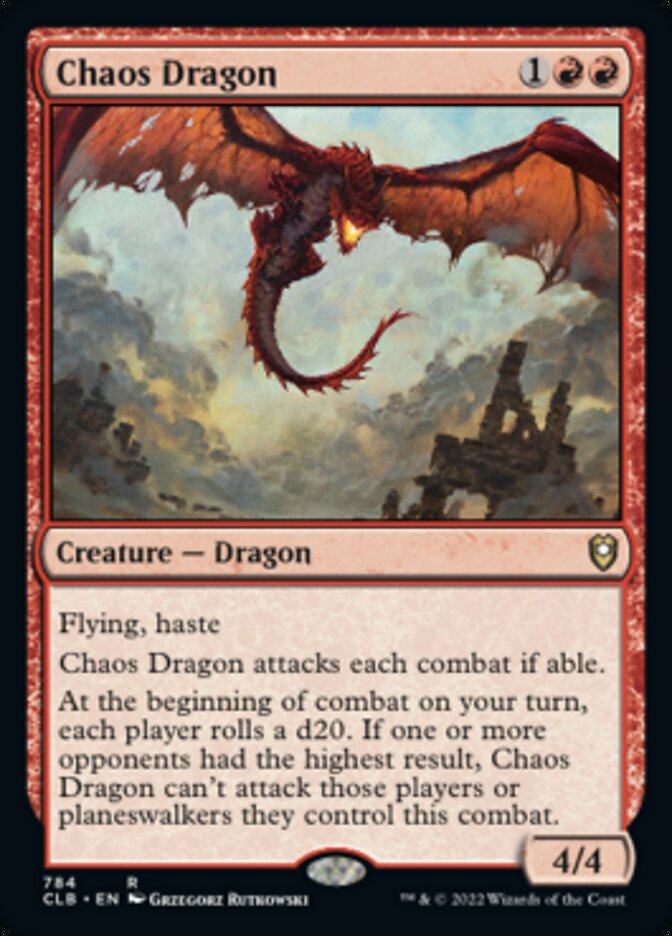 Chaos Dragon [Commander Legends: Battle for Baldur's Gate] | Card Merchant Takapuna