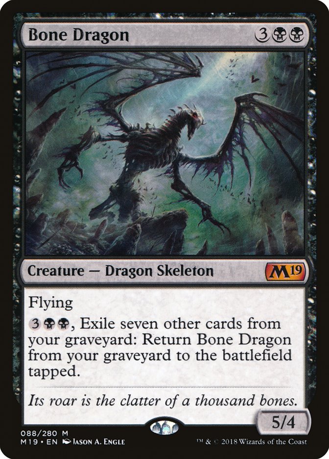 Bone Dragon [Core Set 2019] | Card Merchant Takapuna
