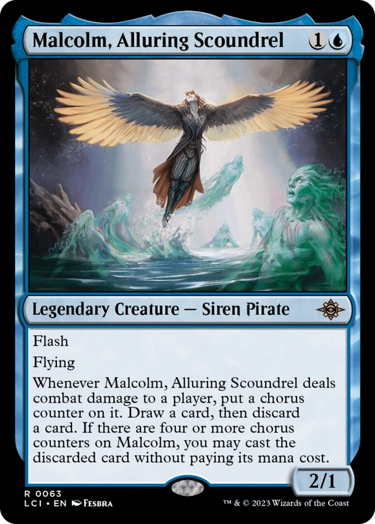 Malcolm, Alluring Scoundrel [The Lost Caverns of Ixalan] | Card Merchant Takapuna