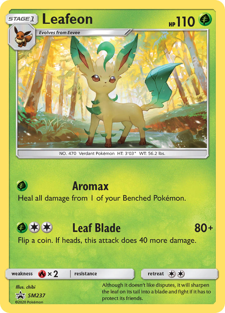 Leafeon (SM237) [Sun & Moon: Black Star Promos] | Card Merchant Takapuna