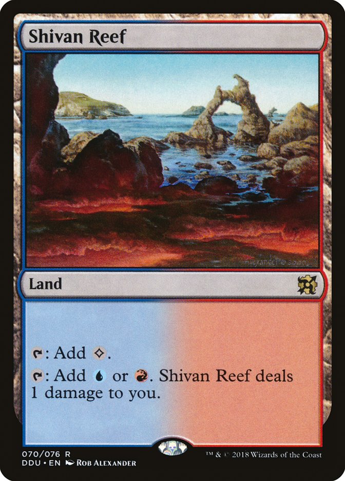 Shivan Reef [Duel Decks: Elves vs. Inventors] | Card Merchant Takapuna