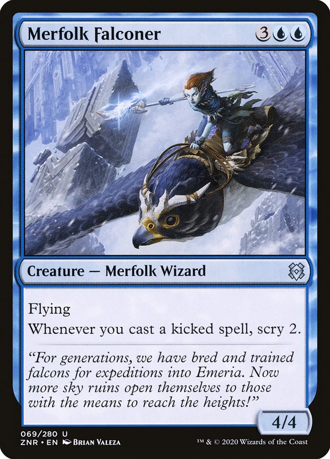 Merfolk Falconer [Zendikar Rising] | Card Merchant Takapuna