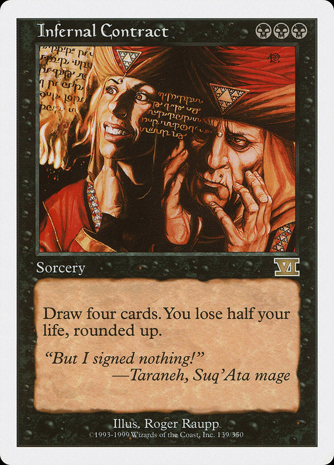 Infernal Contract [Classic Sixth Edition] | Card Merchant Takapuna