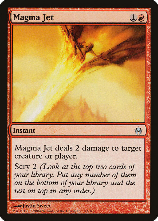 Magma Jet [Fifth Dawn] | Card Merchant Takapuna