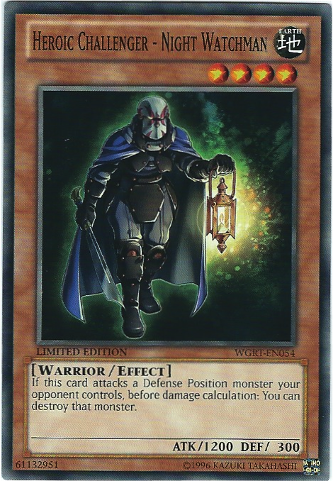 Heroic Challenger - Night Watchman [WGRT-EN054] Common | Card Merchant Takapuna