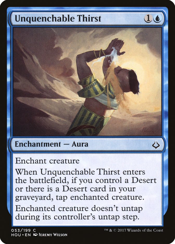 Unquenchable Thirst [Hour of Devastation] | Card Merchant Takapuna
