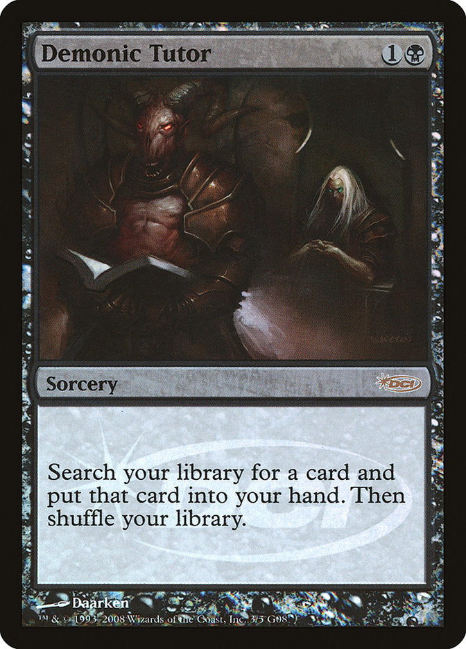 Demonic Tutor [Judge Gift Cards 2008] | Card Merchant Takapuna