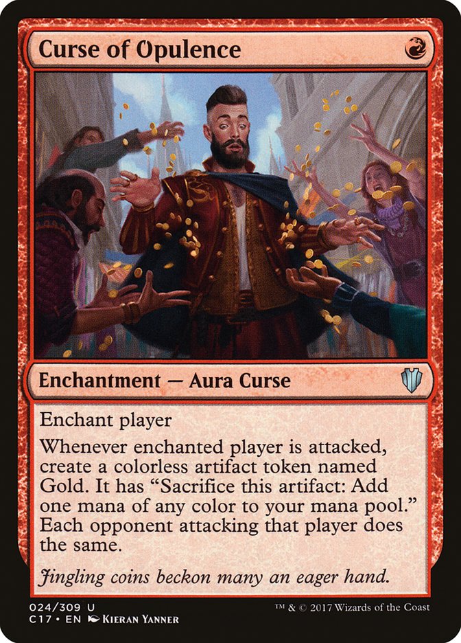 Curse of Opulence [Commander 2017] | Card Merchant Takapuna