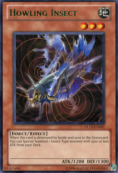 Howling Insect (Green) [DL13-EN007] Rare | Card Merchant Takapuna