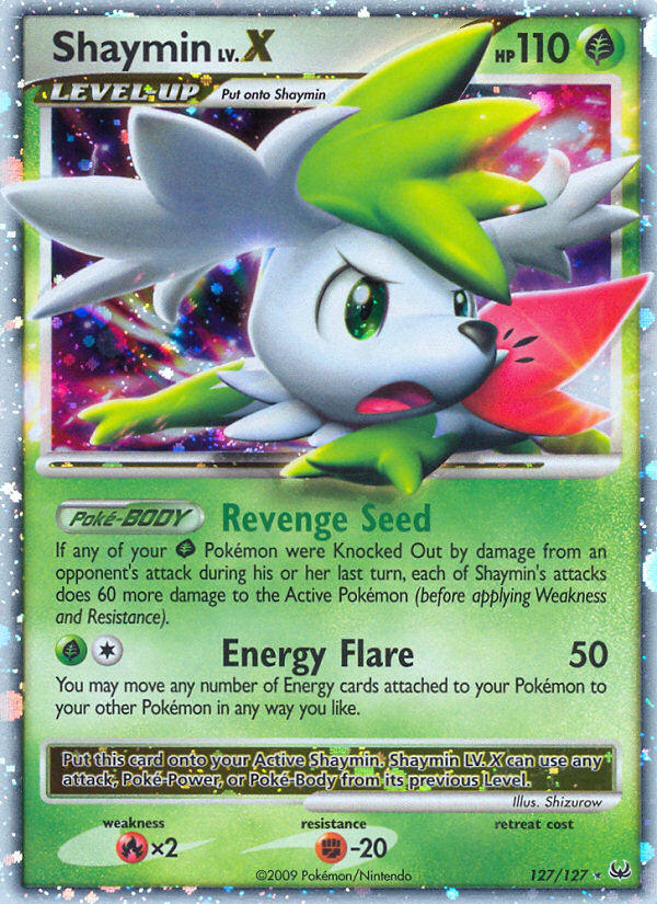 Shaymin LV.X (127/127) [Platinum: Base Set] | Card Merchant Takapuna