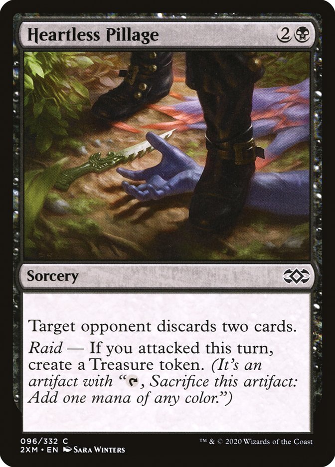 Heartless Pillage [Double Masters] | Card Merchant Takapuna