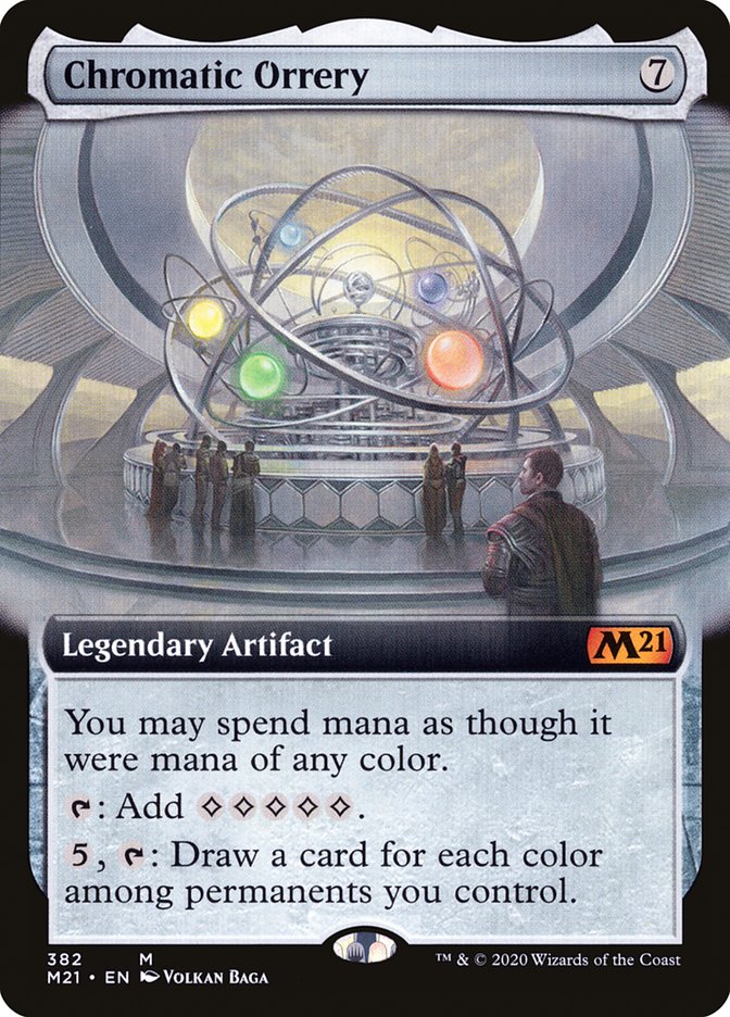 Chromatic Orrery (Extended Art) [Core Set 2021] | Card Merchant Takapuna