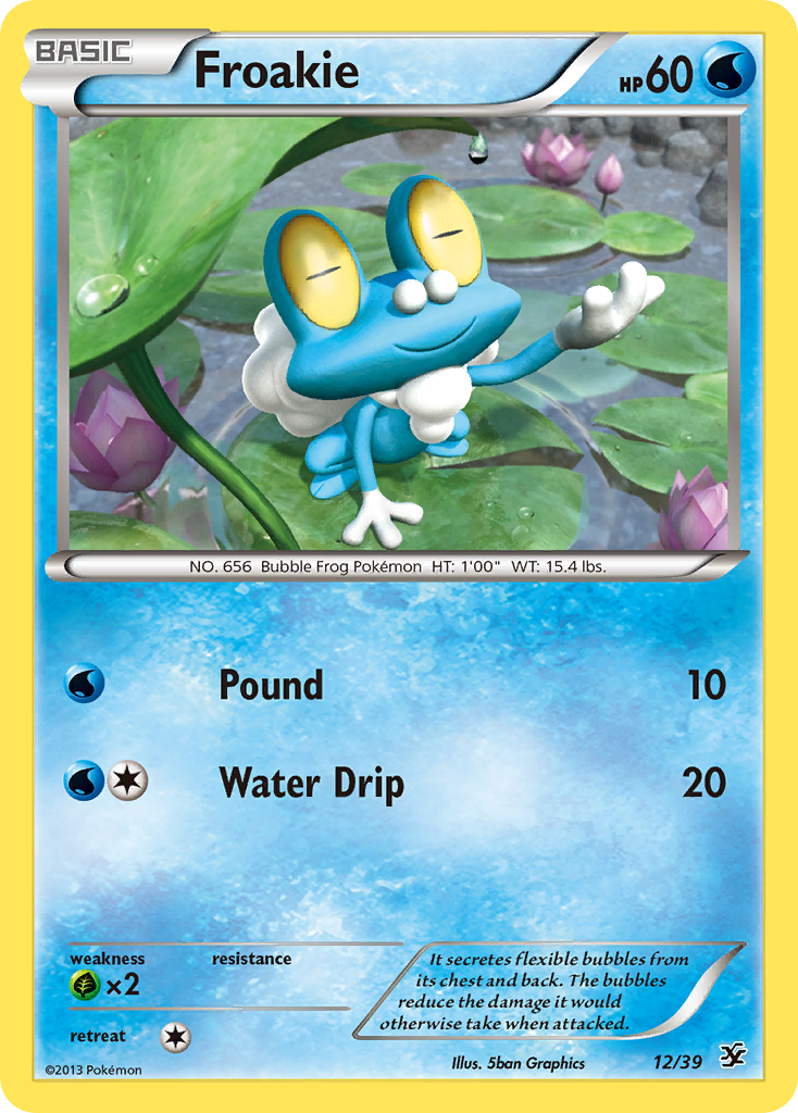 Froakie (12/39) [XY: Kalos Starter Set] | Card Merchant Takapuna