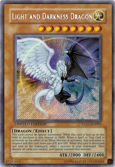 Light and Darkness Dragon [YG01-EN001] Secret Rare | Card Merchant Takapuna