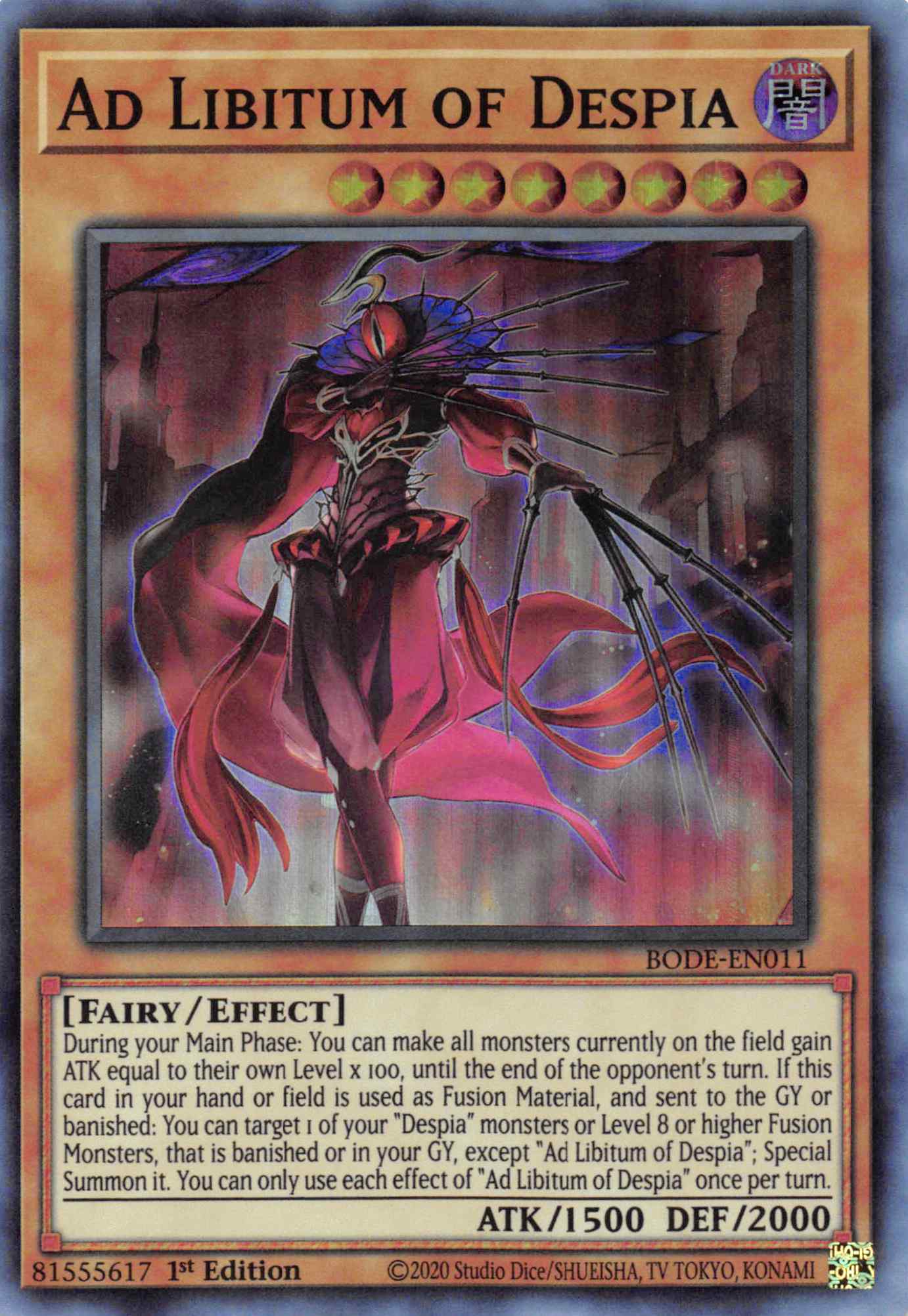 Ad Libitum of Despia [BODE-EN011] Super Rare | Card Merchant Takapuna