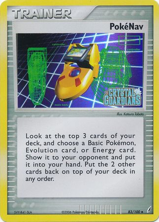 PokeNav (83/100) (Stamped) [EX: Crystal Guardians] | Card Merchant Takapuna