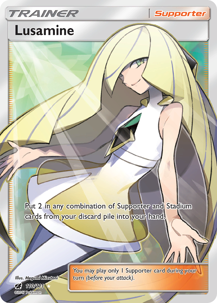 Lusamine (110/111) [Sun & Moon: Crimson Invasion] | Card Merchant Takapuna
