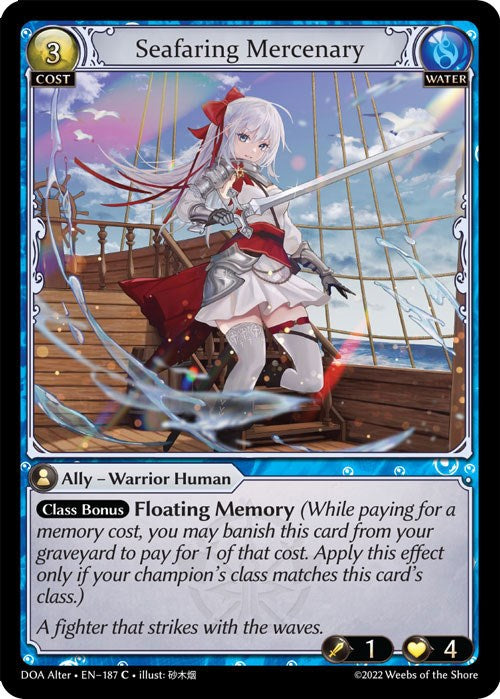 Seafaring Mercenary (187) [Dawn of Ashes: Alter Edition] | Card Merchant Takapuna