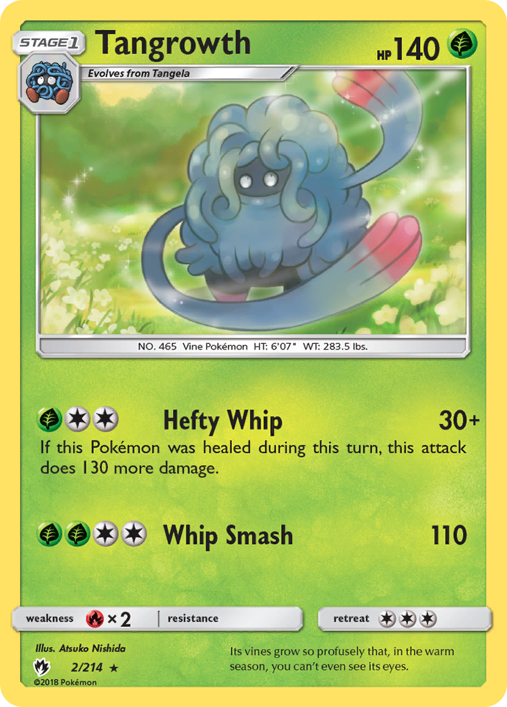 Tangrowth (2/214) [Sun & Moon: Lost Thunder] | Card Merchant Takapuna