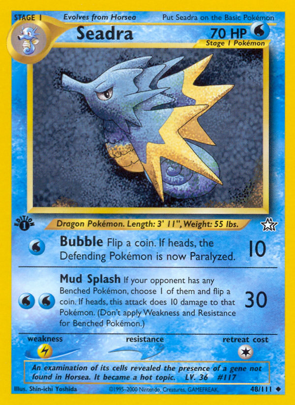 Seadra (48/111) [Neo Genesis 1st Edition] | Card Merchant Takapuna