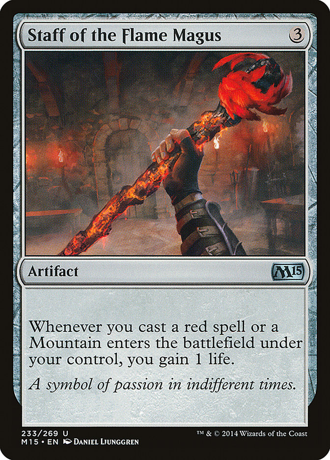 Staff of the Flame Magus [Magic 2015] | Card Merchant Takapuna