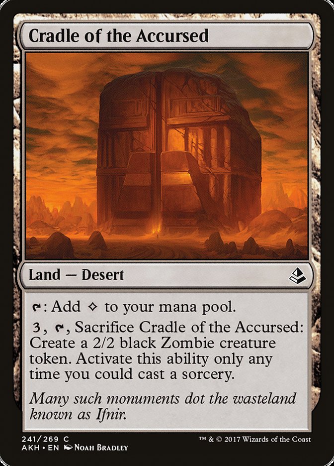 Cradle of the Accursed [Amonkhet] | Card Merchant Takapuna